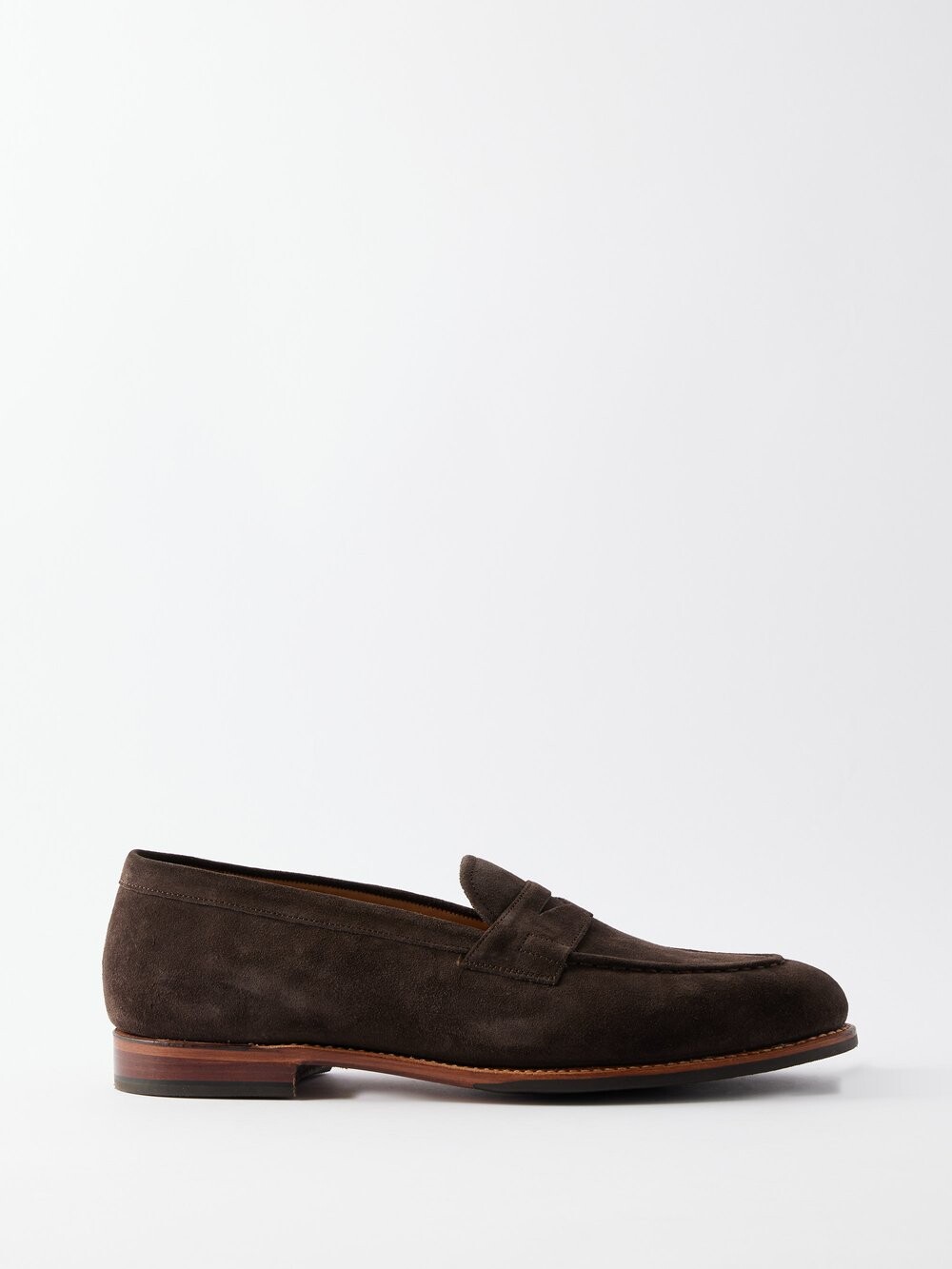 

Lloyd замшевые лоферы-пенни Grenson, коричневый