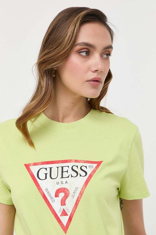 

Футболка из хлопка Guess, зеленый