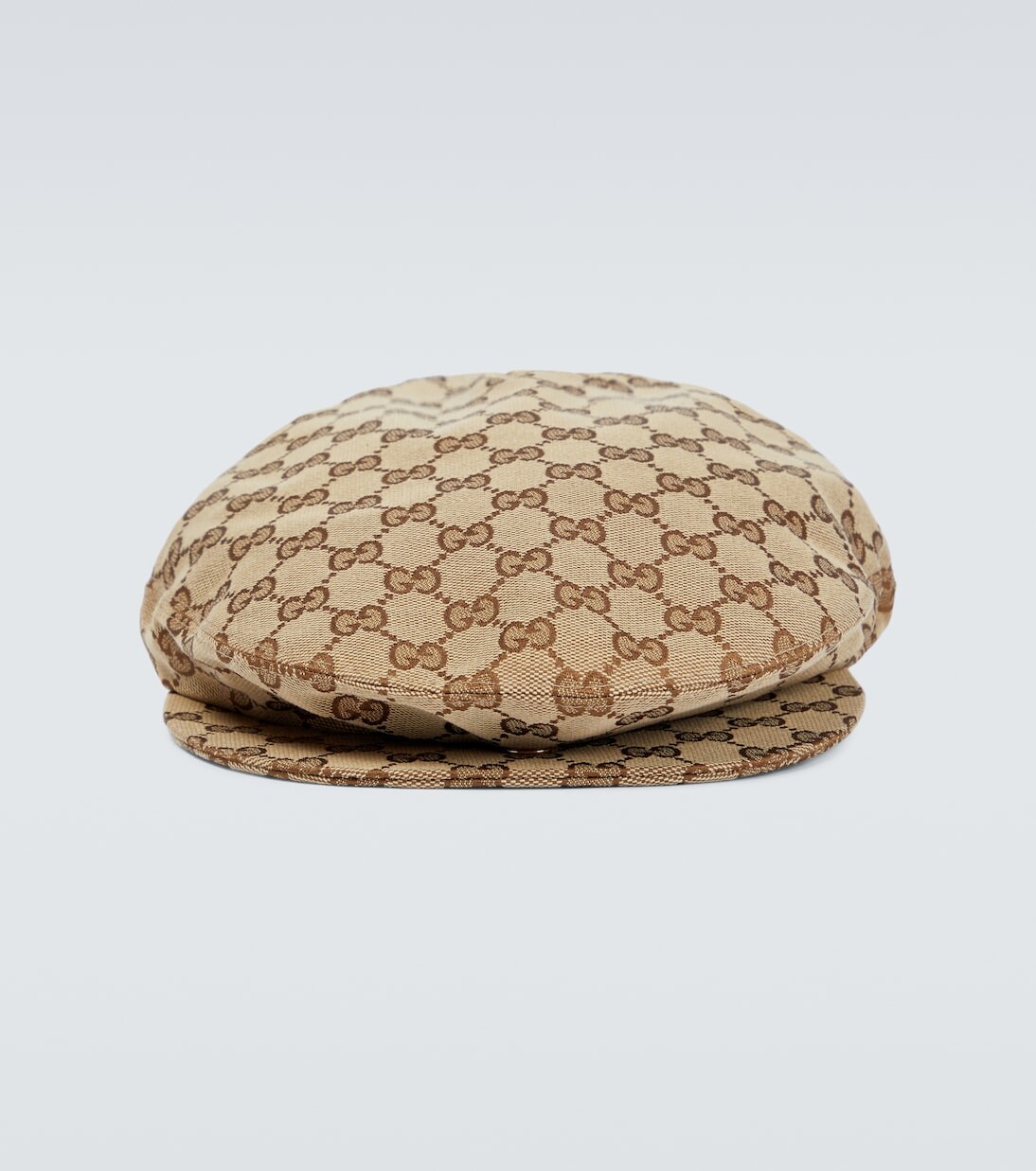 

Плоская кепка из парусины gg Gucci, коричневый