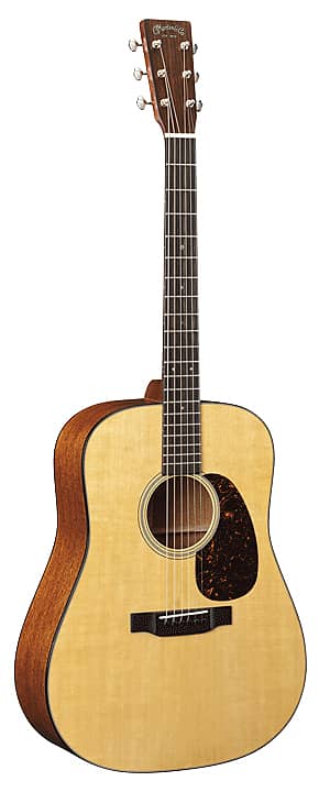 Акустическая гитара Martin D-18 Dreadnought Acoustic Guitar - Natural акустическая гитара martin 0 18 acoustic guitar natural