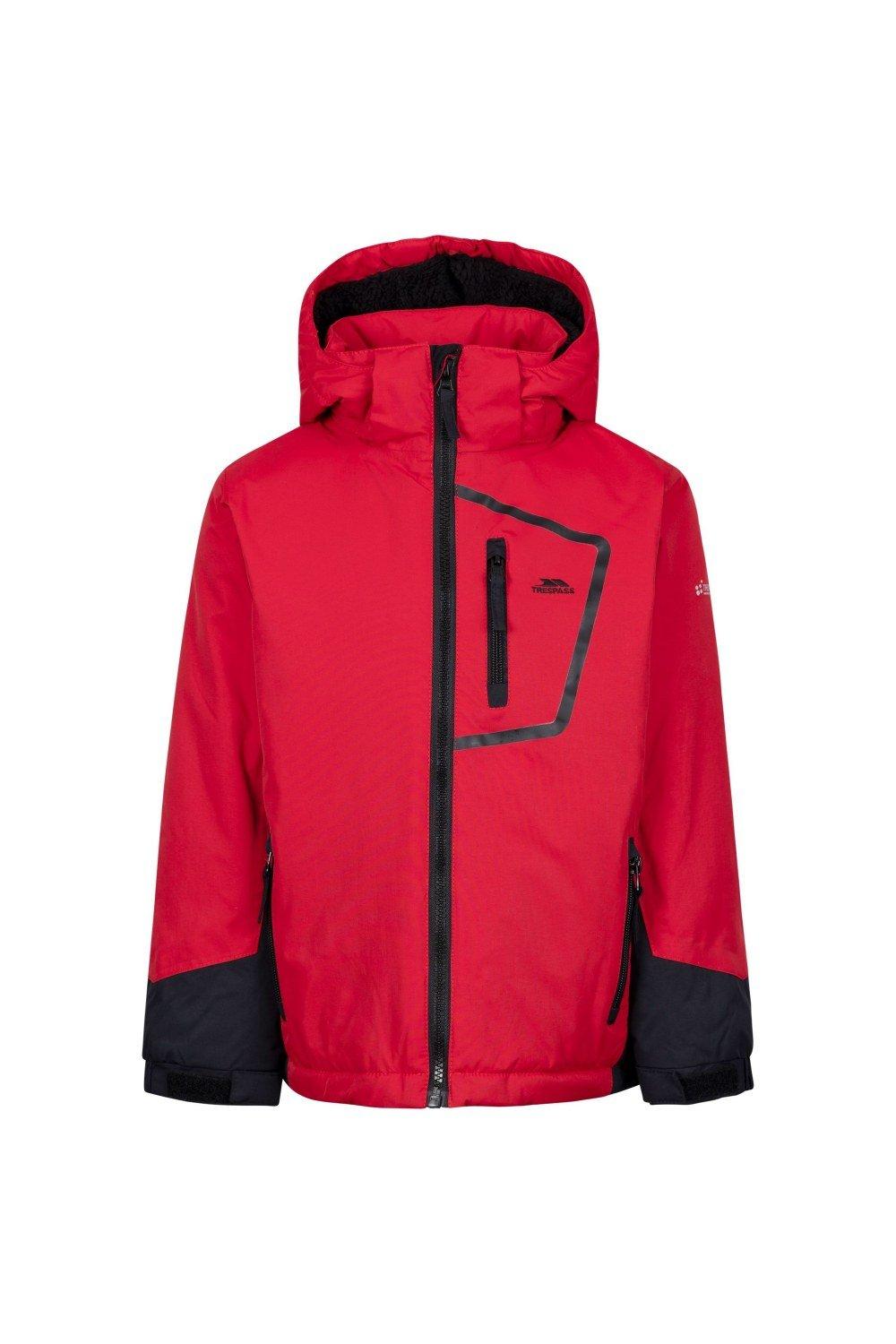 цена Куртка Elder с контрастной отделкой Trespass, красный