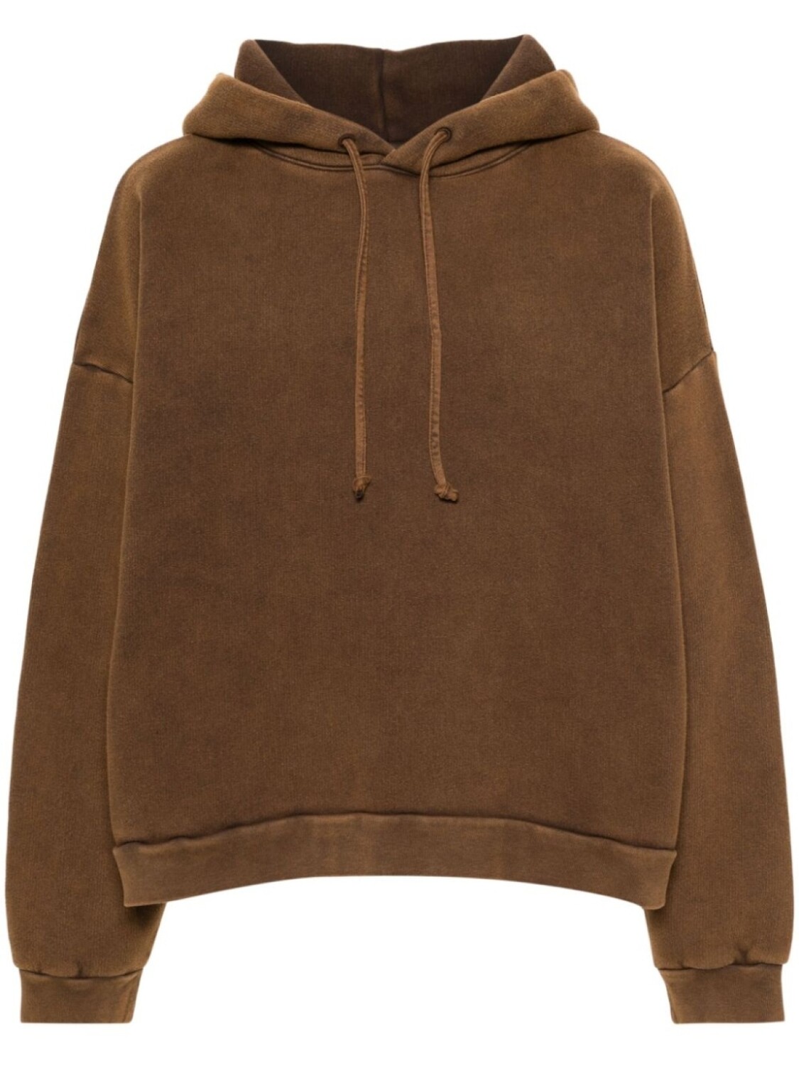 

Acne Studios толстовка с капюшоном из органического хлопка с аппликацией логотипа, коричневый