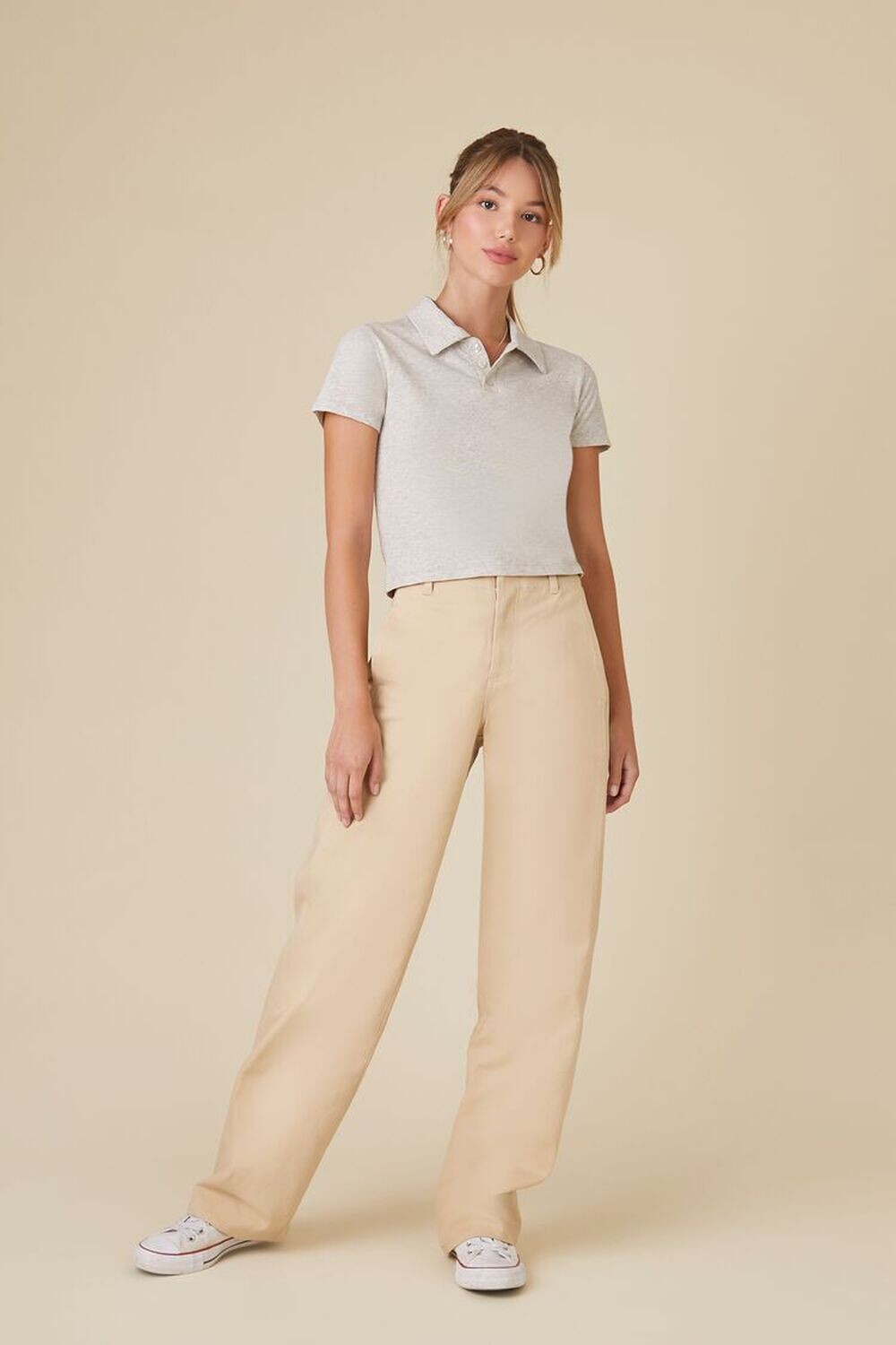 

Униформа, брюки прямого кроя Forever 21, хаки