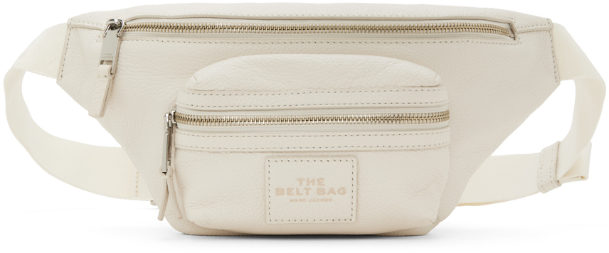 Белый клатч 'The Leather Belt Bag' Marc Jacobs men s leather belt bag natural leather multifunctional wear belt bag double layer mobile phone bag cowhide