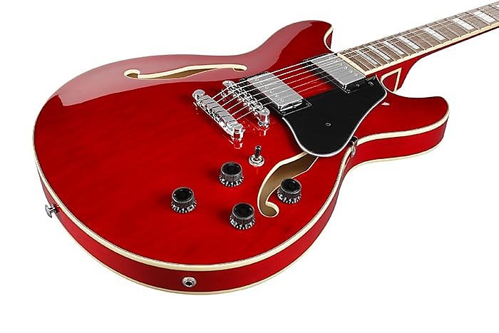 Электрогитара Ibanez AS73TCD - Artcore Semi-Hollow Electric Guitar - Transparent Cherry Red