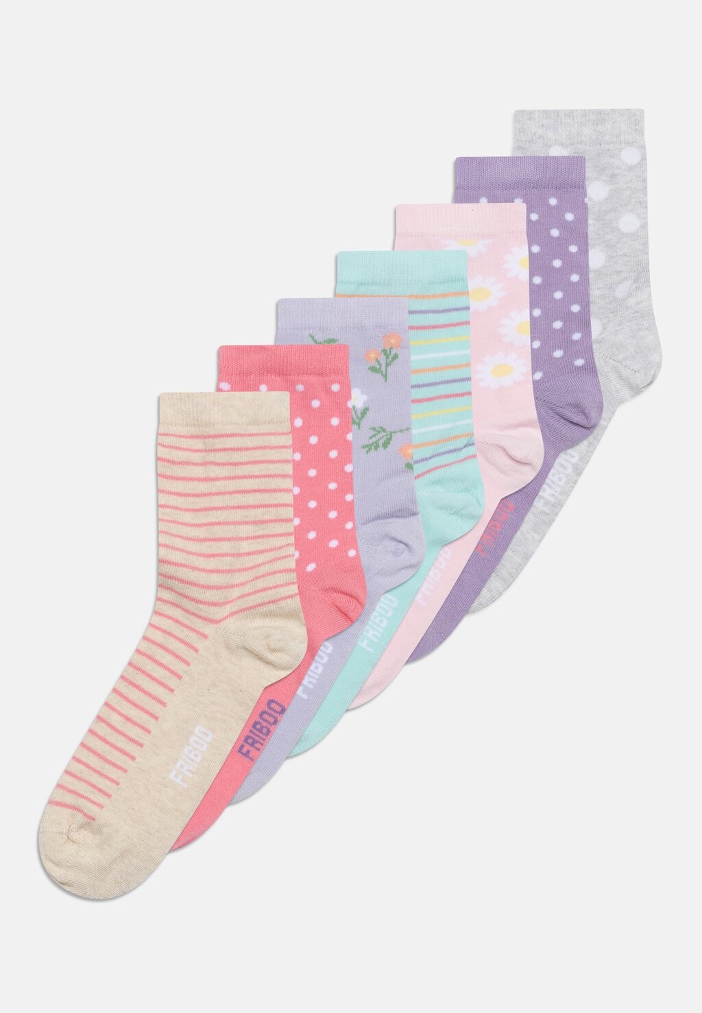 

Носки 7 Pack Friboo, цвет multi-coloured/purple/grey