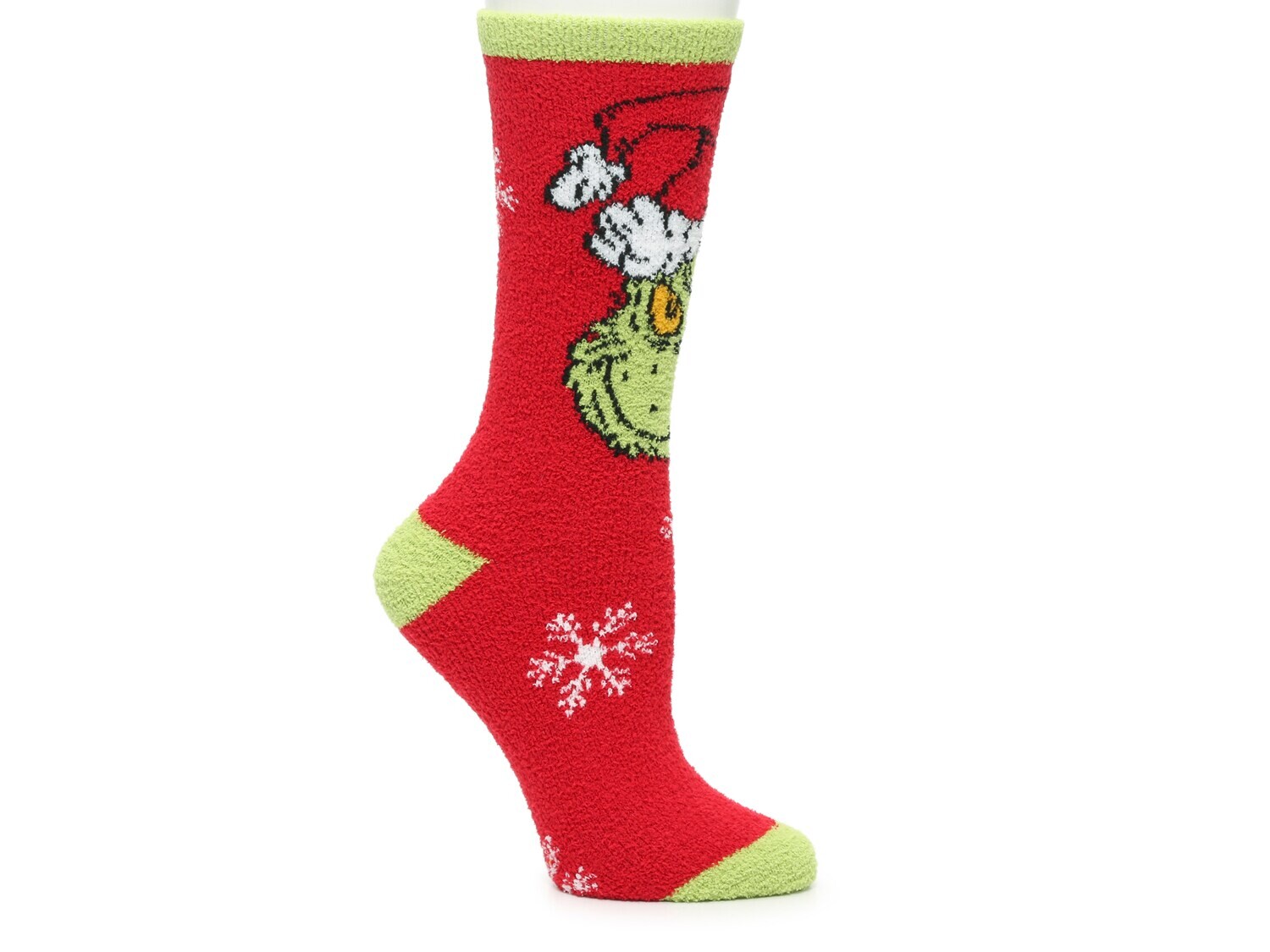 

Женские носки для экипажа Grinch Bioworld, красный