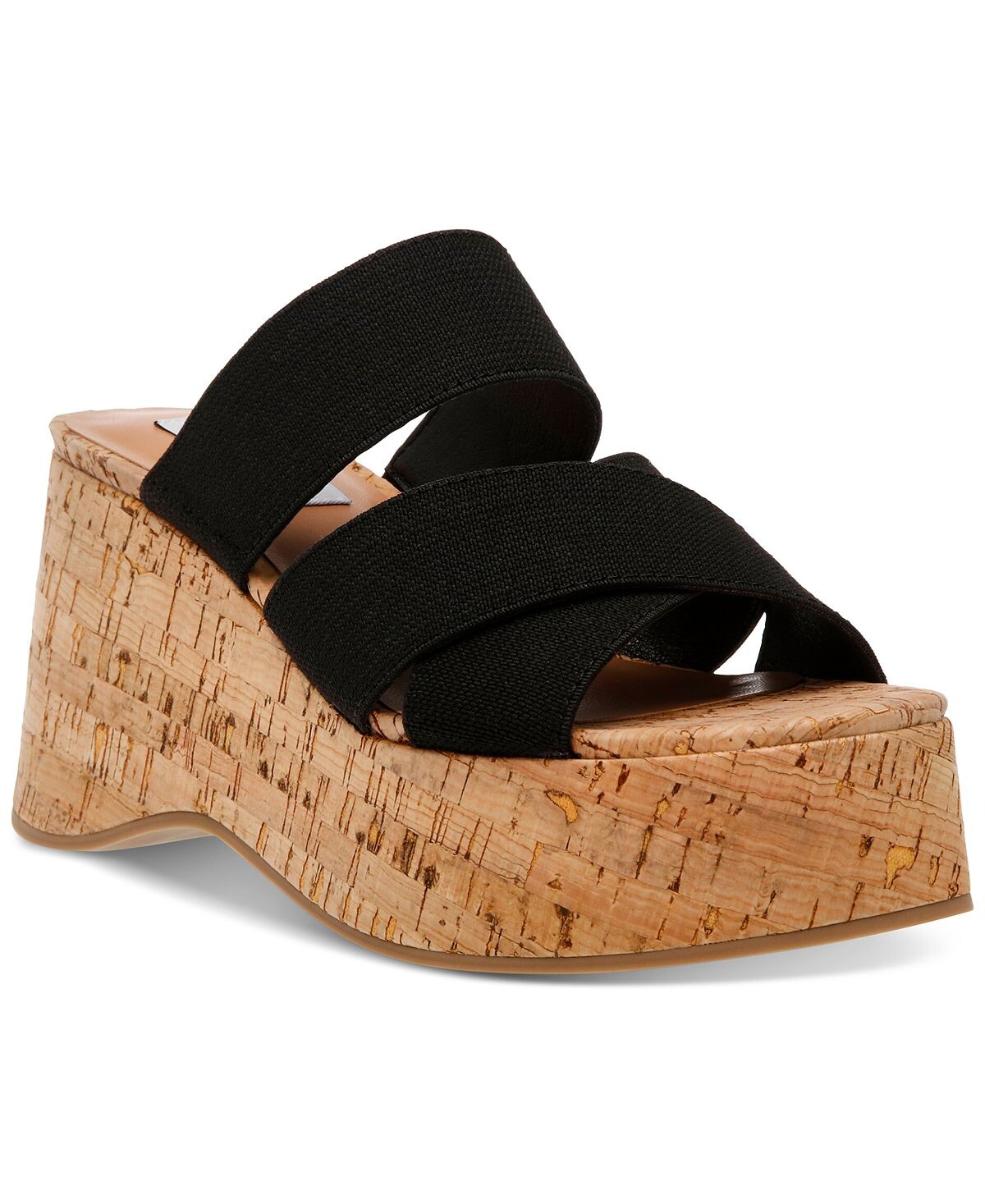 

Женские босоножки на танкетке с ремешками Deo Steve Madden, черный