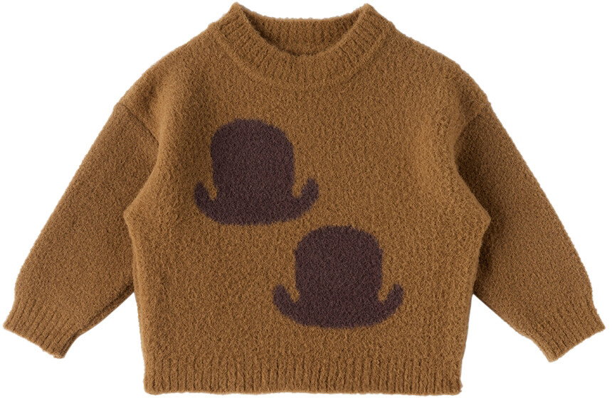 

Baby Brown Свитер с изображением быка Коричневый The Animals Observatory