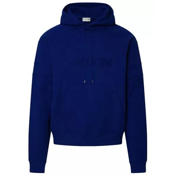 

Футболка hooded sweatshirt Saint Laurent, синий
