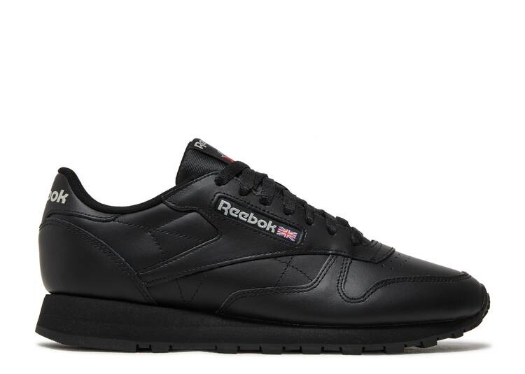 Кроссовки Reebok CLASSIC LEATHER 'CORE BLACK', черный кроссовки reebok classic unisex core black core black core black