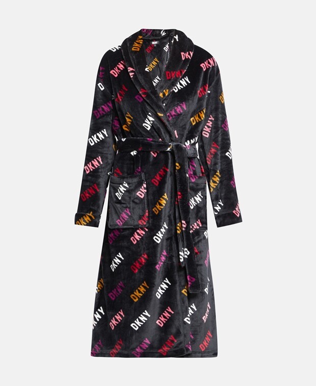 

Банный халат DKNY, черный