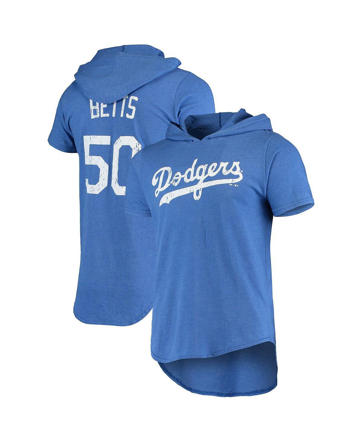 Мужская футболка с капюшоном Mookie Betts Royal Los Angeles Dodgers Softhand Player Majestic
