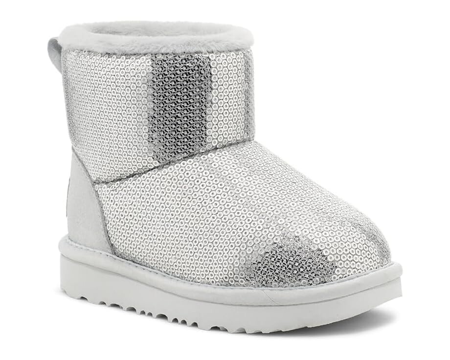 

Ботинки Ugg Classic Mini Mirror Ball, серебряный