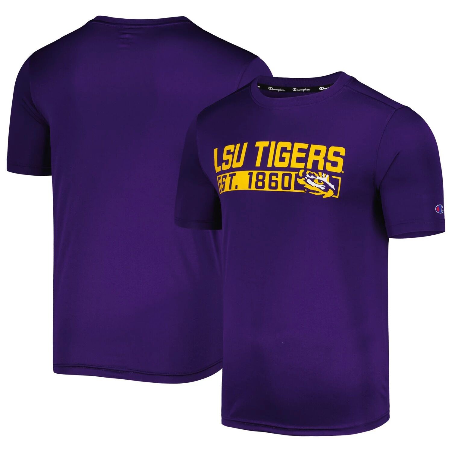 

Мужская фиолетовая футболка Champion LSU Tigers Impact Knockout