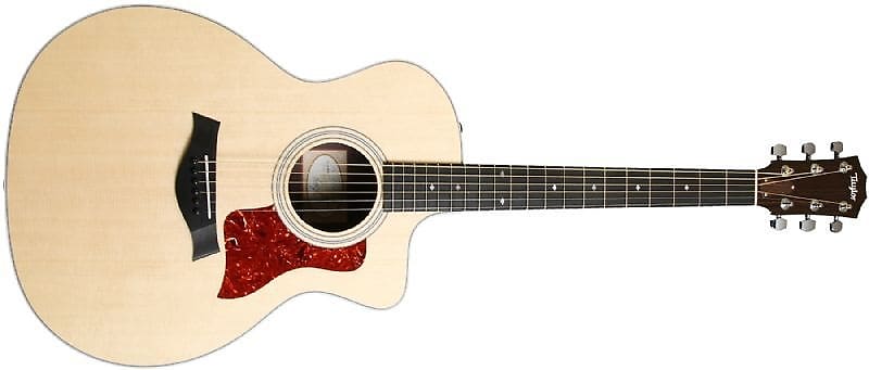 Акустическая гитара Taylor 214CE-DLX Grand Auditorium Acoustic Electric Cutaway Guitar Ser# 2211240328