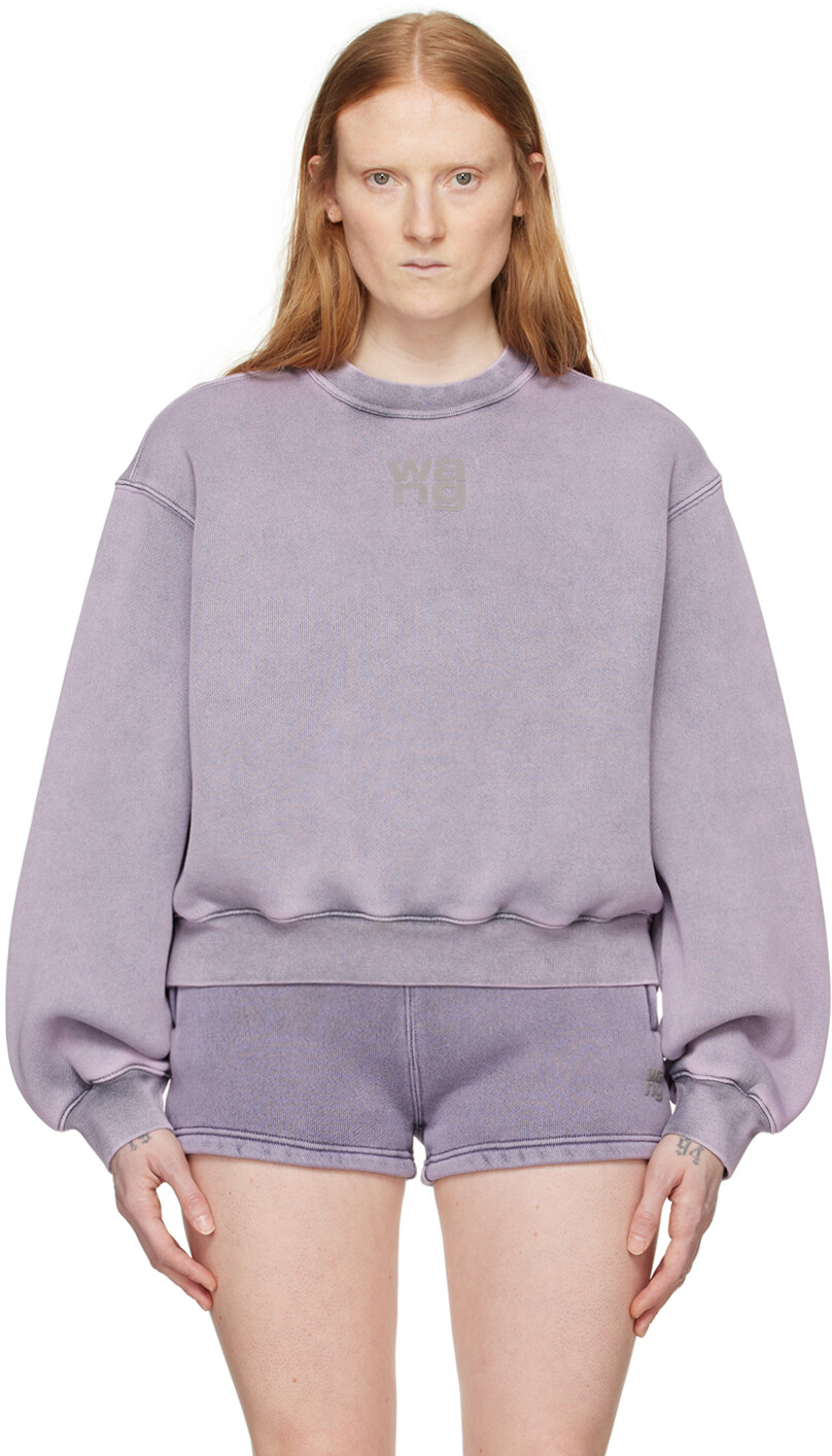 

Пурпурный свитшот с принтом Alexanderwang.T