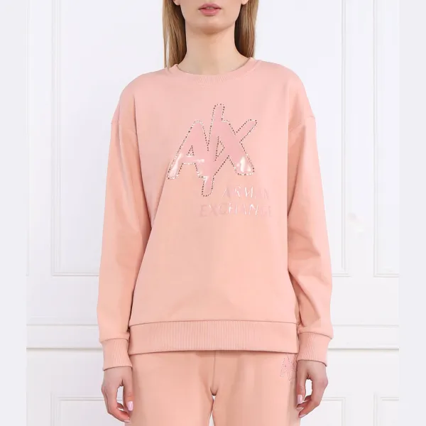 

Толстовка обычного кроя Armani Exchange, розовый