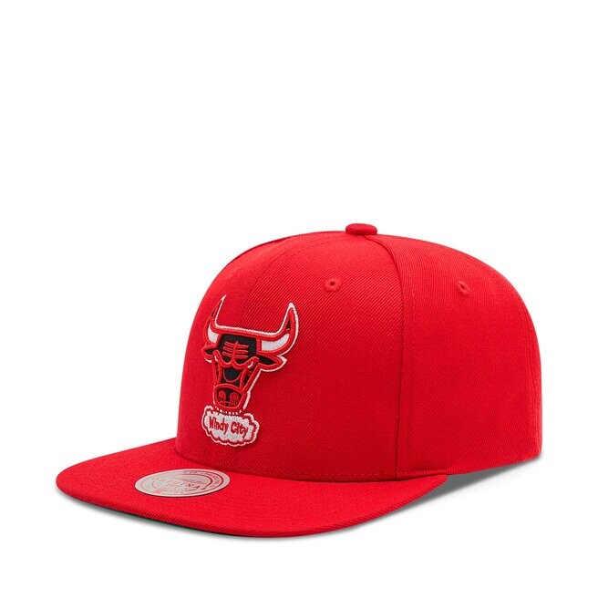 

Бейсболка Mitchell & Ness, красный