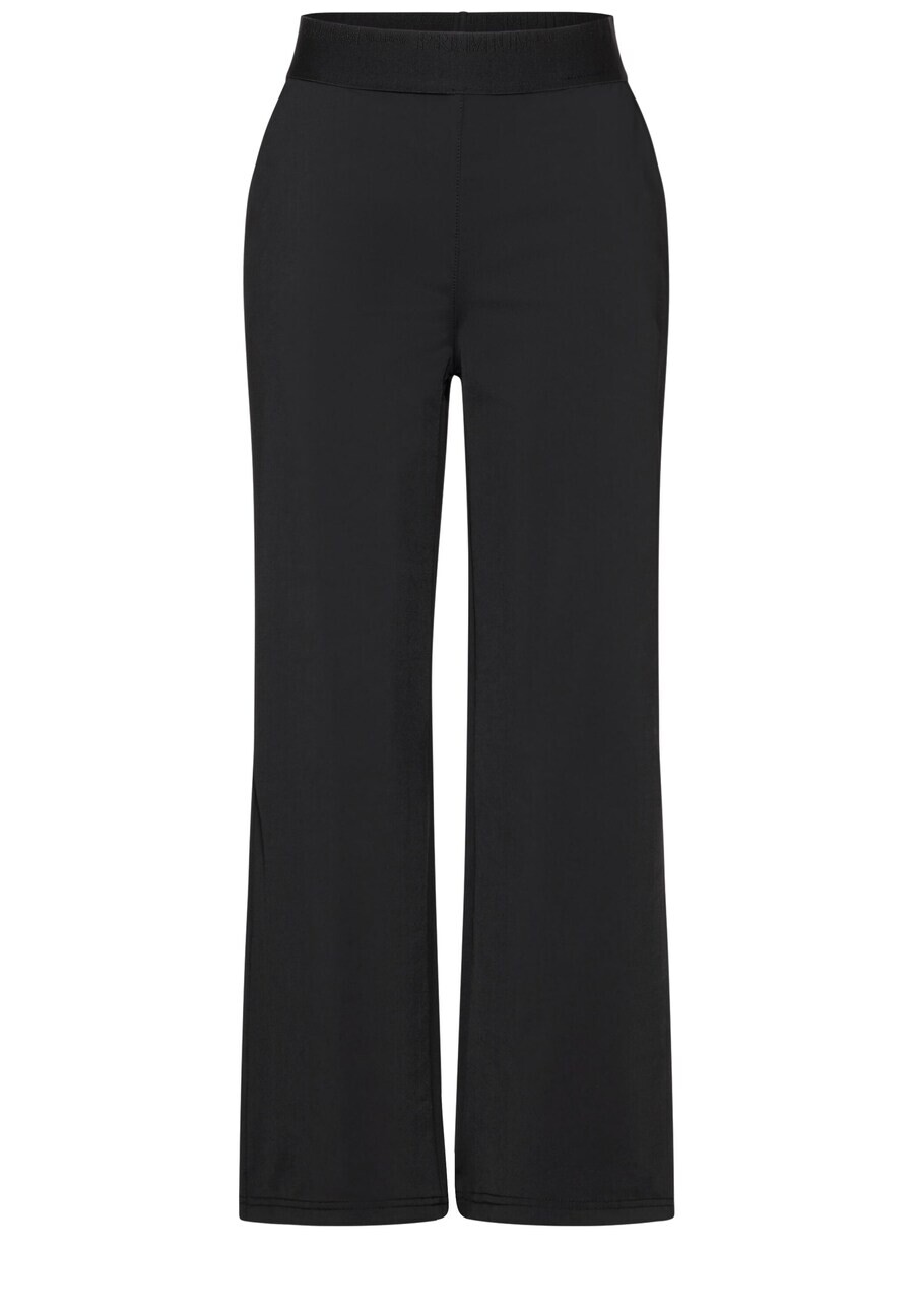 

Брюки STREET ONE Wide leg Pants, черный
