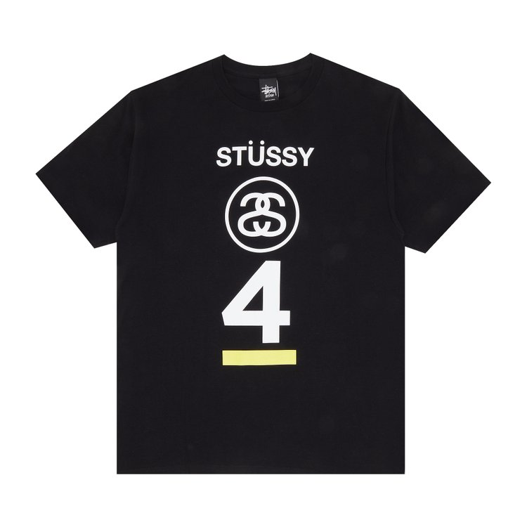 Футболка Stussy 4 Stack 'Black', черный