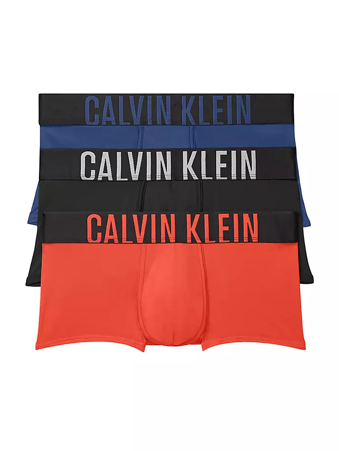 

3 пары плавок с логотипом на низкой посадке Calvin Klein, черный