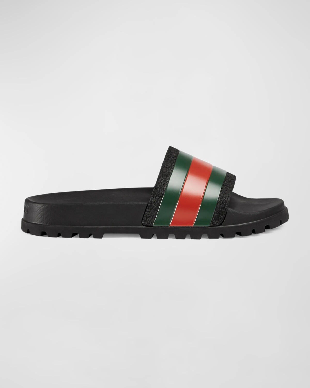 

Мужские шлепанцы Pursuit Trek Web Gucci, цвет Black
