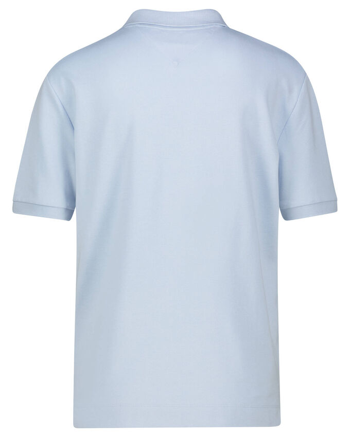 Рубашка-Поло свободного кроя из лиоцелла Tommy Hilfiger, синий