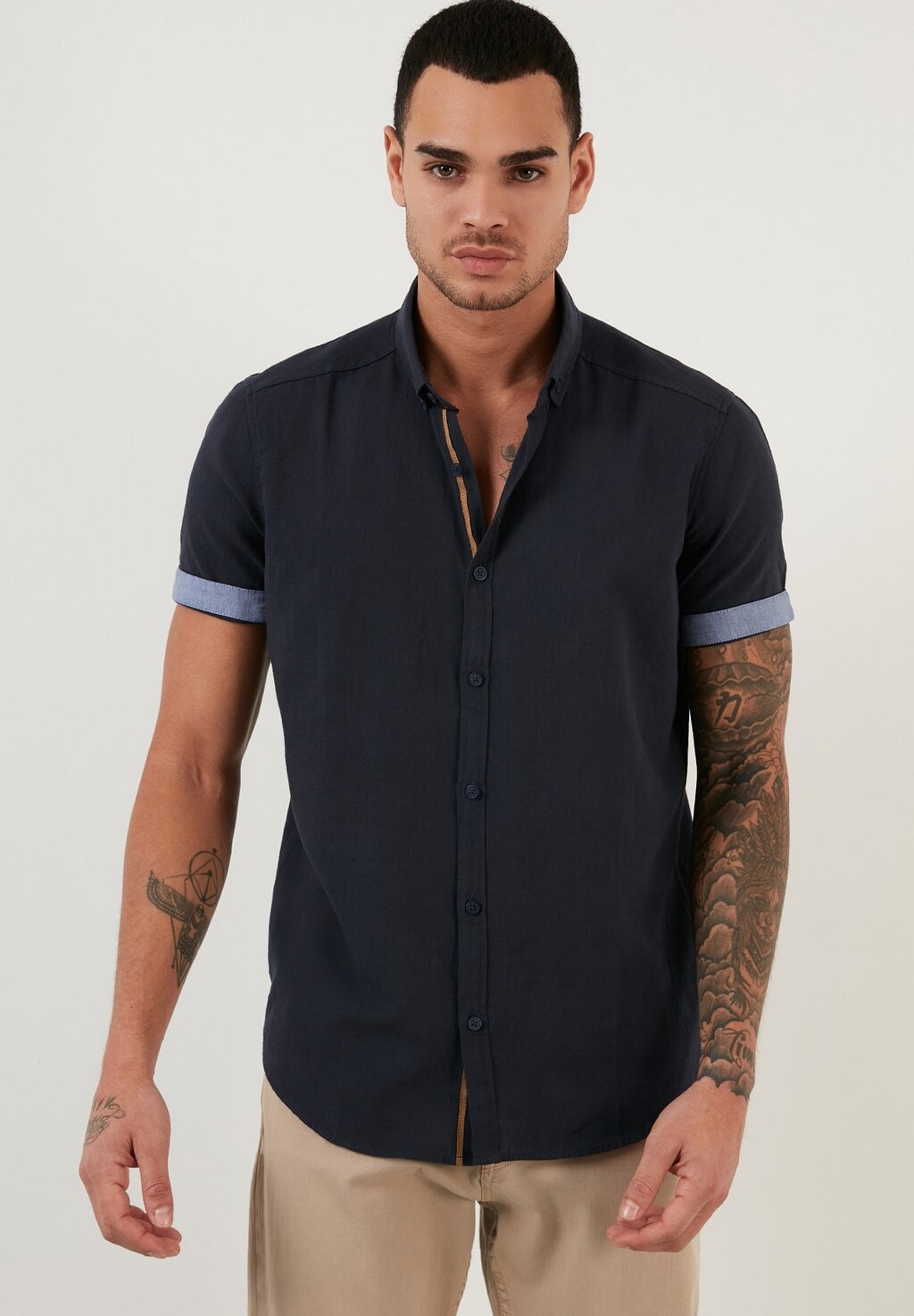 

Рубашка Regular Fit Buratti, цвет navy blue