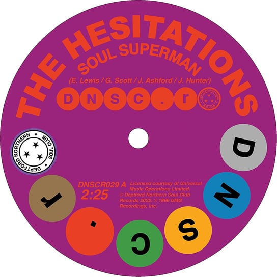 Виниловая пластинка The Hesitations - Soul Superman