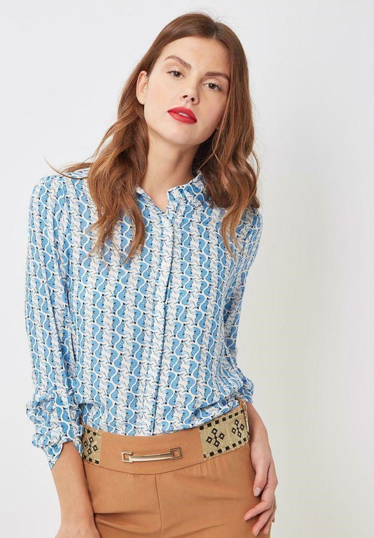 Рубашка La Morena, синий цена и фото