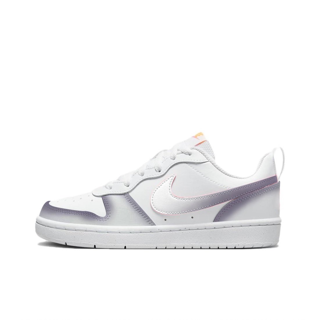 

Кроссовки Nike Court Borough Skateboarding Shoes Women's Low-top White/purple, фиолетовый