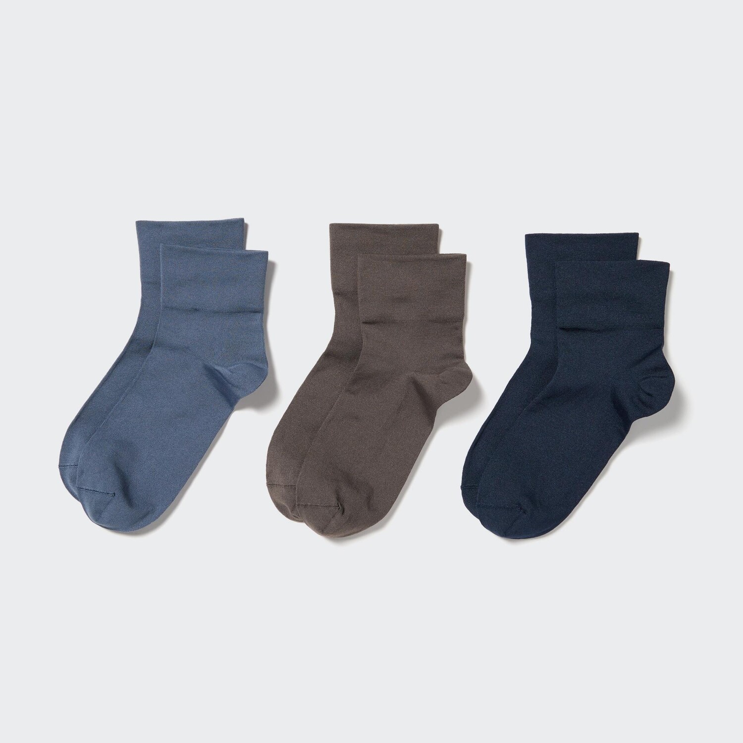 

Носки (три пары) Uniqlo, синий