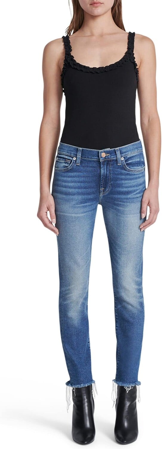 

Джинсы Roxanne Ankle in Petunia 7 For All Mankind, цвет Petunia