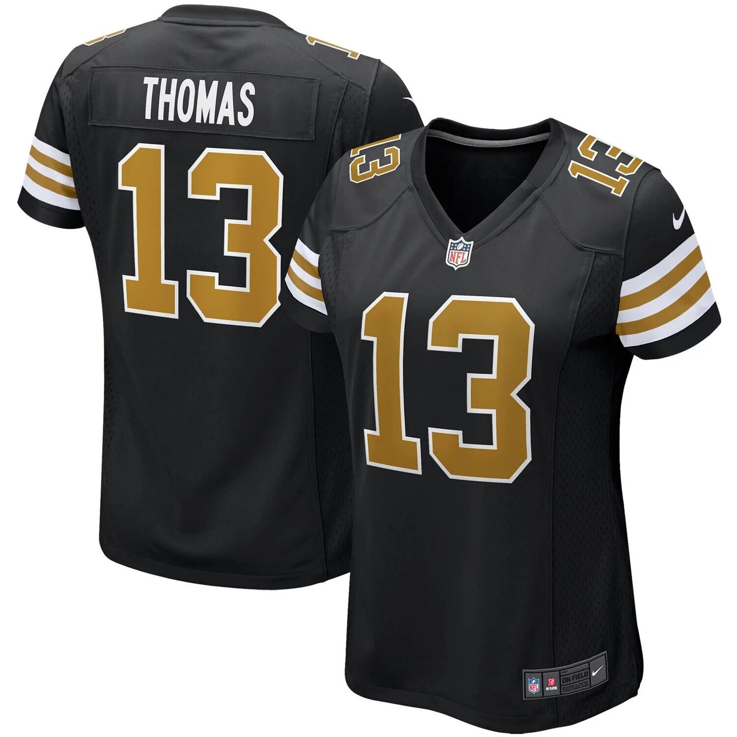 

Женская черная майка Nike Michael Thomas New Orleans Saints Alternate Game Nike, Черный