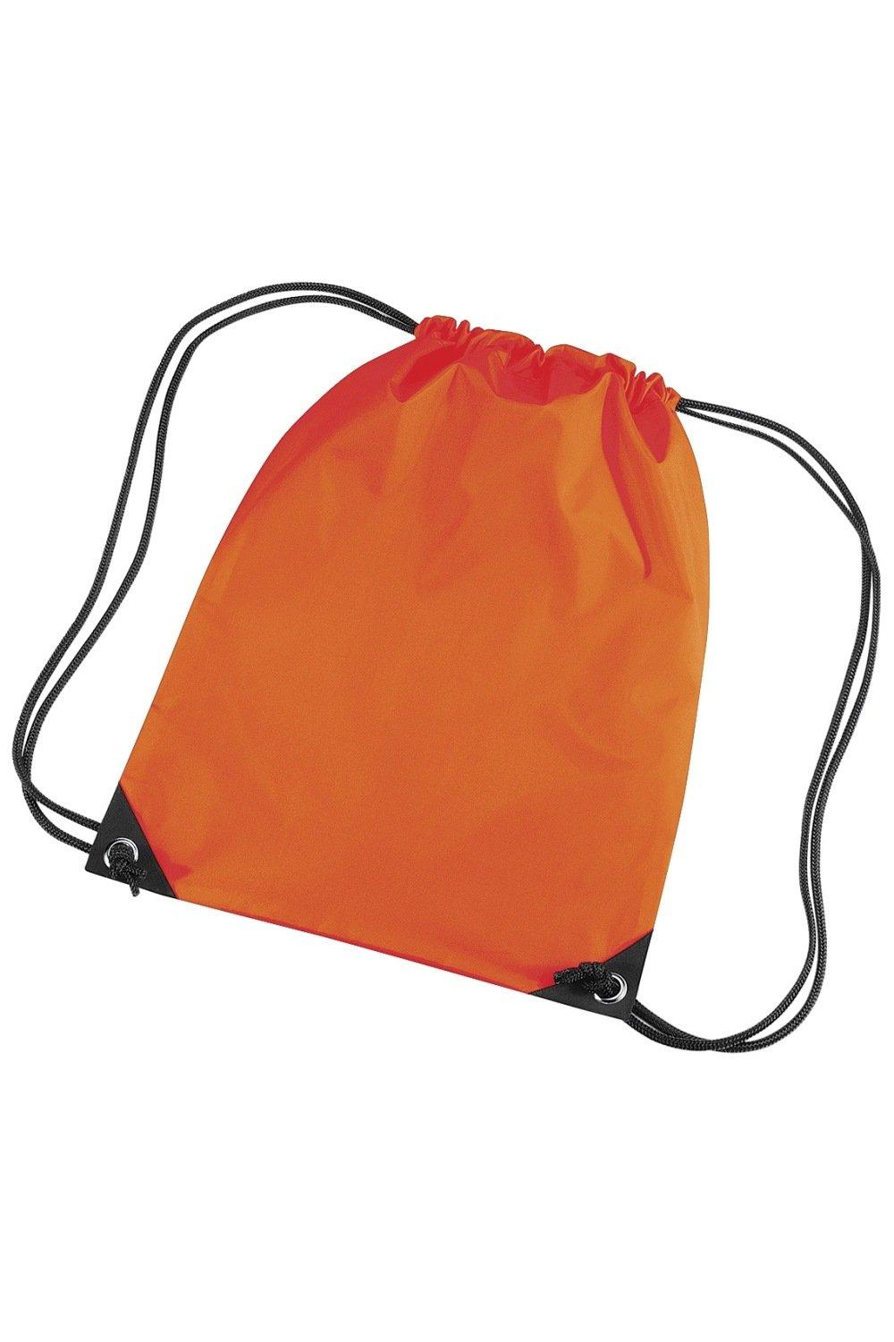 Водонепроницаемая сумка Gymsac премиум-класса (11 литров) (2 шт. в упаковке) Bagbase, оранжевый