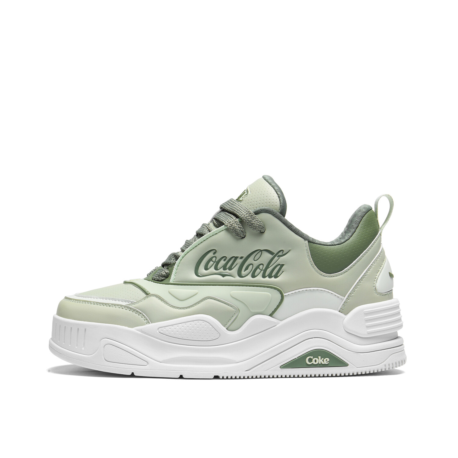 

Кроссовки Coca-Cola Skateboarding Shoes Unisex Low-top, зеленый