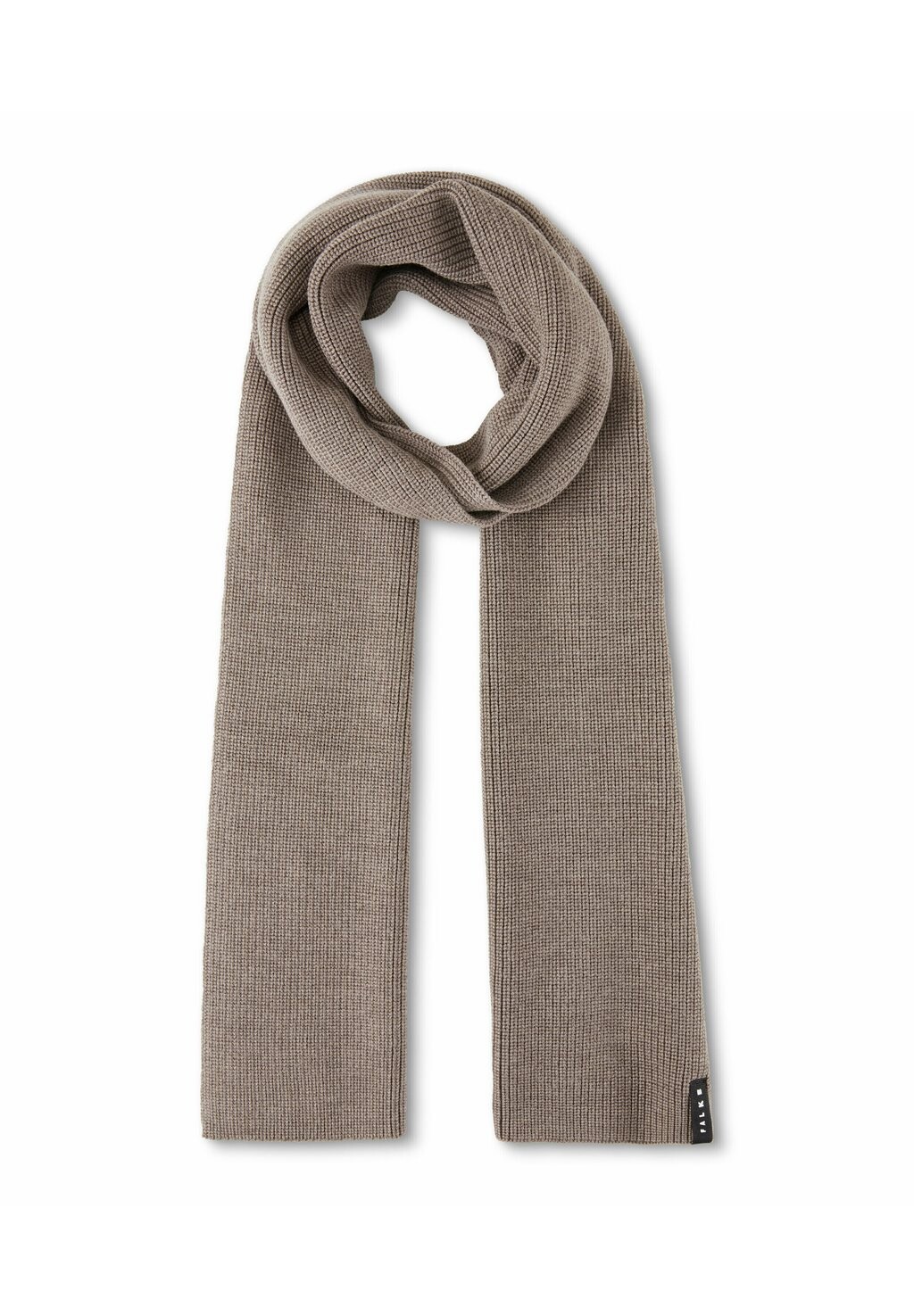 цена Шарф MERINO WOOL SCARF FALKE, цвет walnut mel