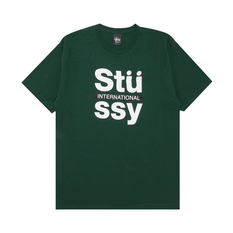 

Футболка Stussy International Block 'Green', зеленый