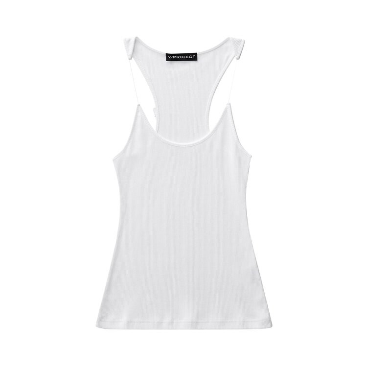 

Топ Y/Project Invisible Strap Tank Top, белый