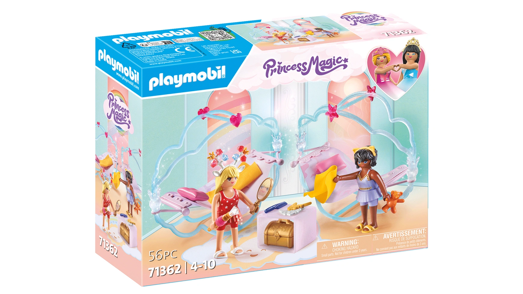 Волшебная принцесса небесная пижамная вечеринка Playmobil волшебная принцесса русалка с меняющим цвет осьминогом playmobil