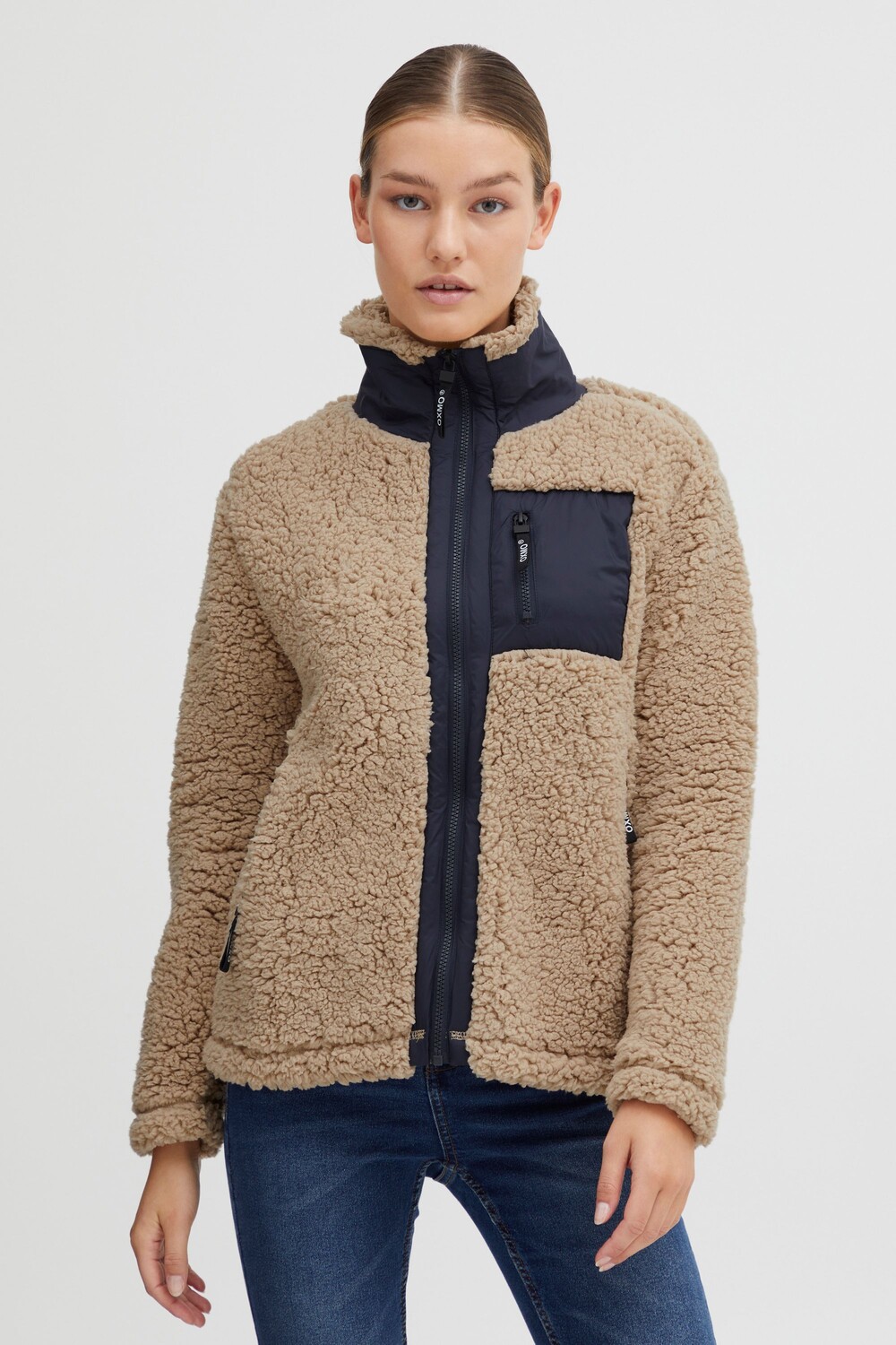 

Куртка Oxmo Fleecejacke, натуральный