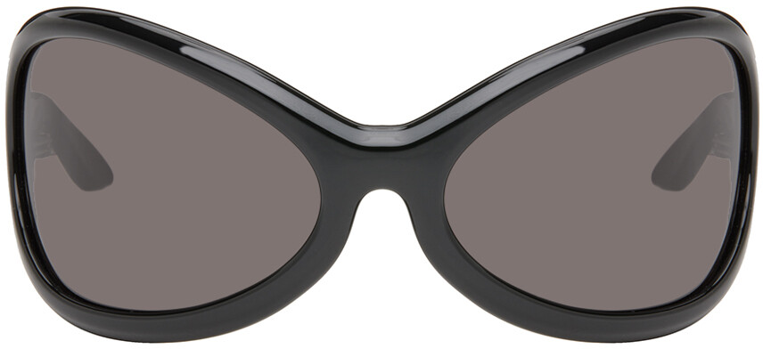 

Черные солнцезащитные очки Arcturus Acne Studios, цвет Black/Black
