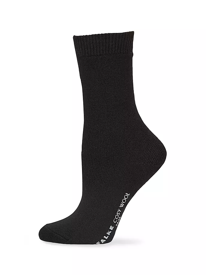 Уютные шерстяные носки Falke, черный уютные шерстяные носки falke цвет bordeaux