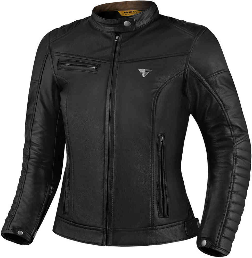 Женская мотоциклетная кожаная куртка Winchester 2.0 SHIMA женская байкерская куртка кожаная укороченная куртка приталенная черная кожаная куртка верхняя одежда из натуральной кожи