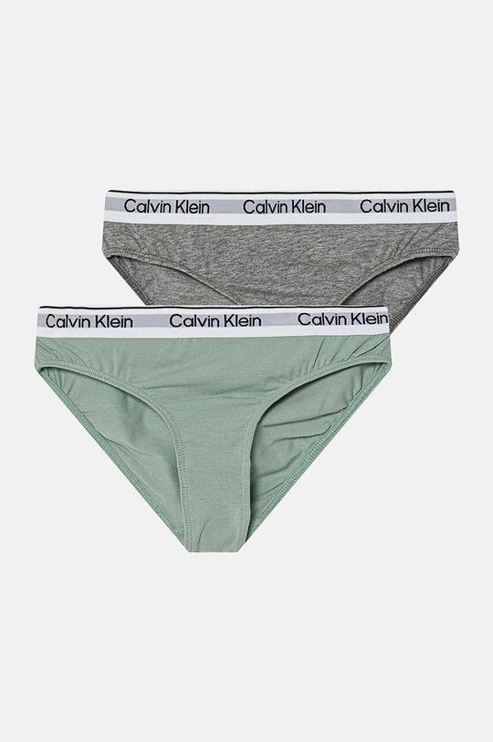 

Детские трусы 2 шт. Calvin Klein Underwear, зеленый