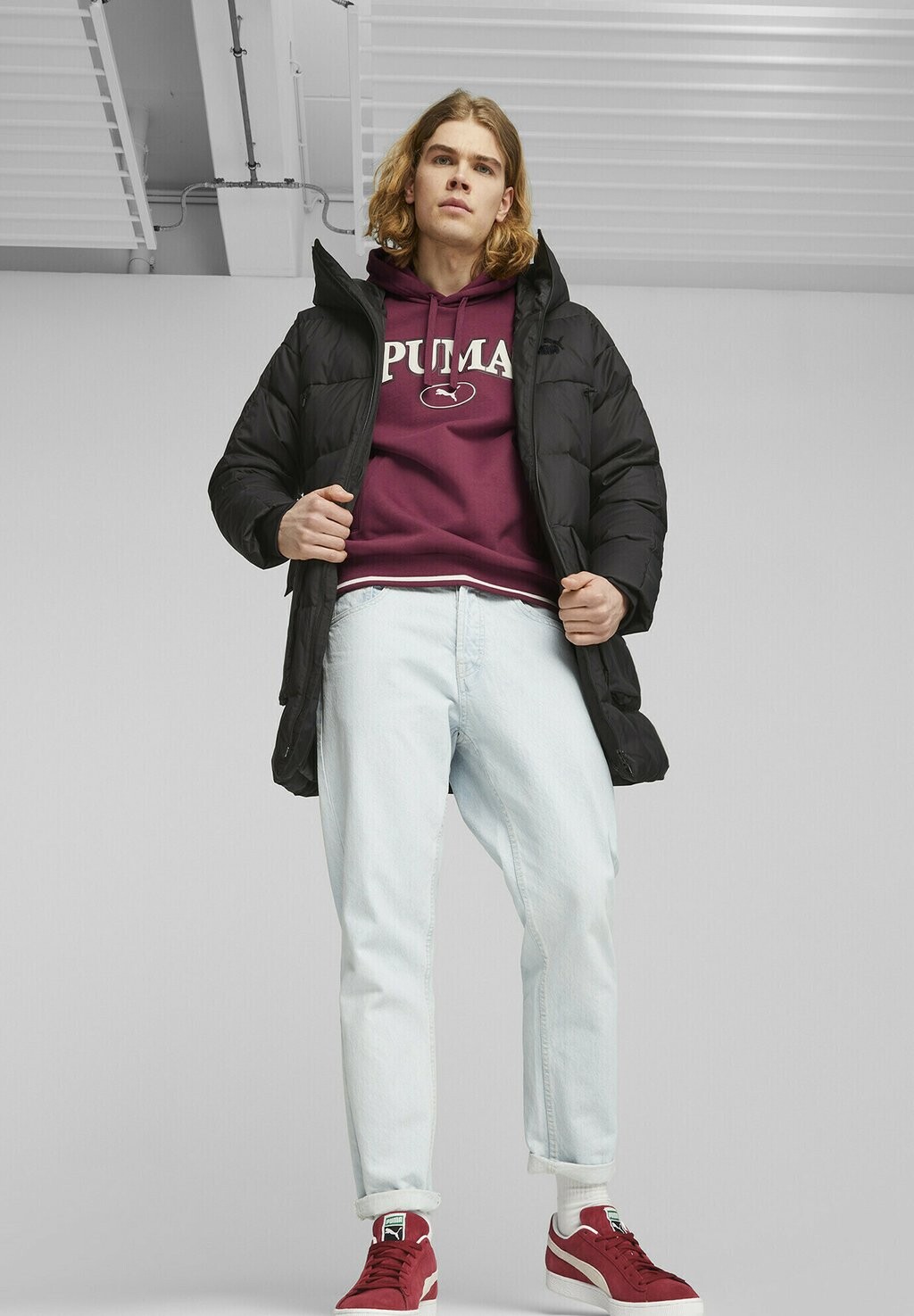 

Пальто Puma MIT SCHÜTZENDER KAPUZE, Черный
