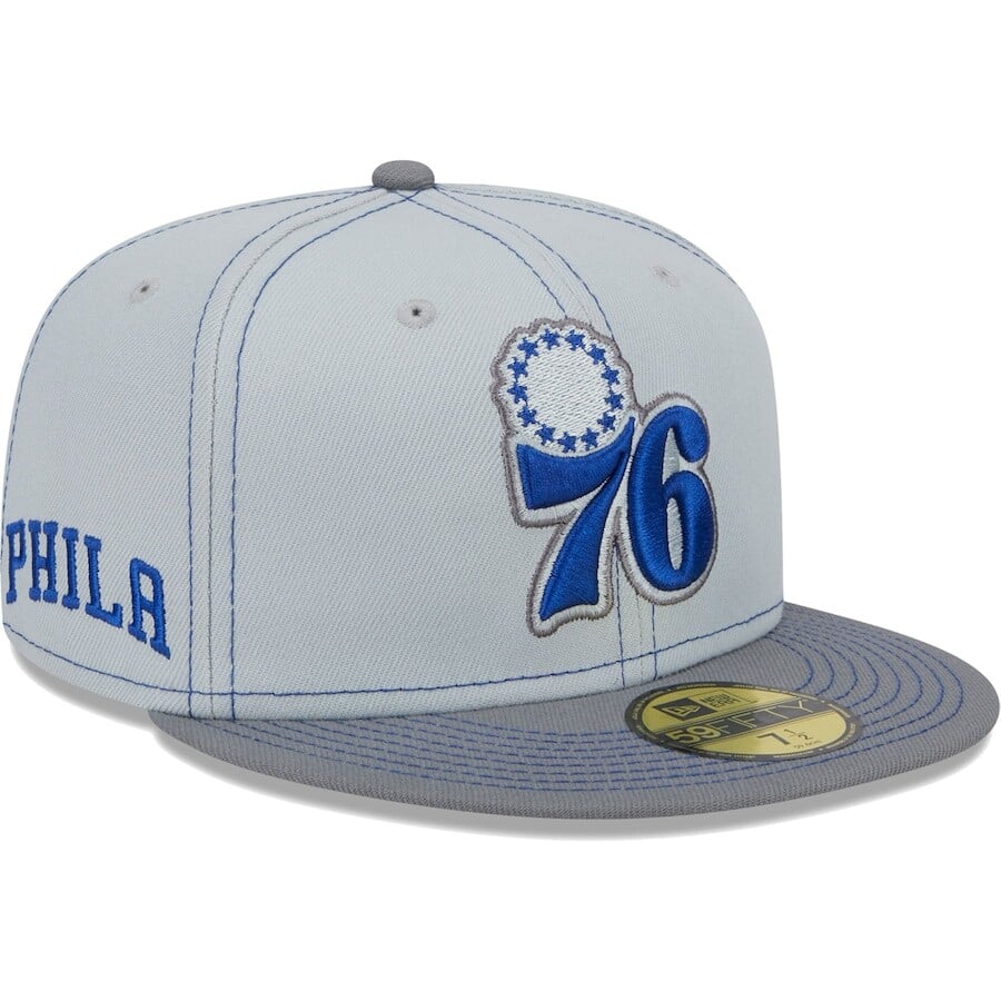 

Бейсболка New Era Philadelphia 76Ers, серый