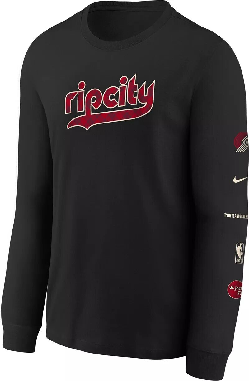 

Футболка с длинным рукавом Nike Youth 2023-24 City Edition Portland Trail Blazers Max90