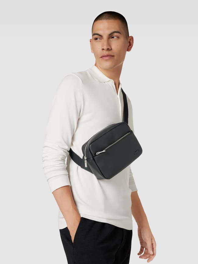 

Поясная сумка с нашивкой-логотипом Lacoste, черный